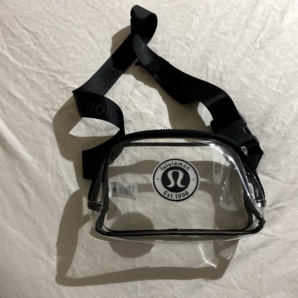 Lululemon clear belt bag